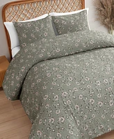 Jessica Simpson Botanical Embossed 3-Pc. Comforter Set