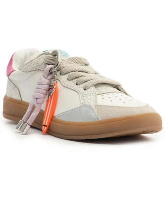 Arezzo Women's Millie Lace-Up Sneakers with Charms