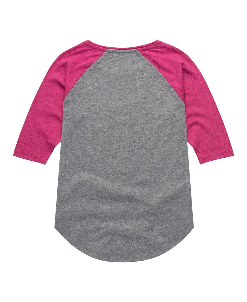 The Grinch Big Girls Graphic Raglan Top
