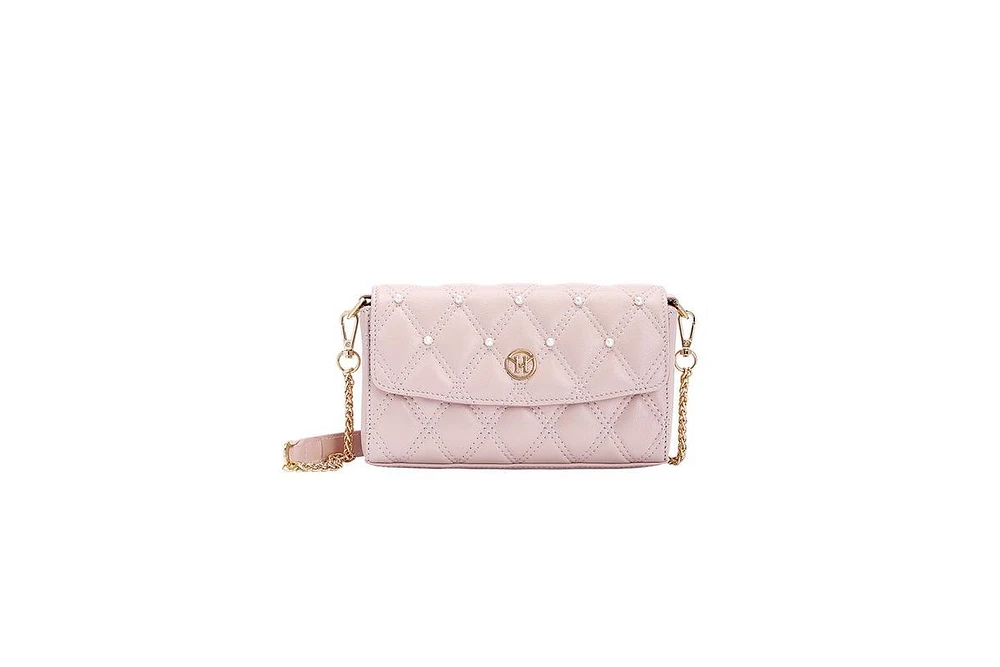 Pearl Quilted Shoulder Bag Small Chanel Collection Leather Victoria Hyde