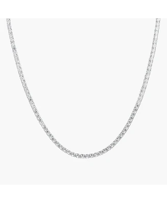 Sterling Silver Beatrice Tennis Necklace – Elegant Sparkle, Trending for Summer