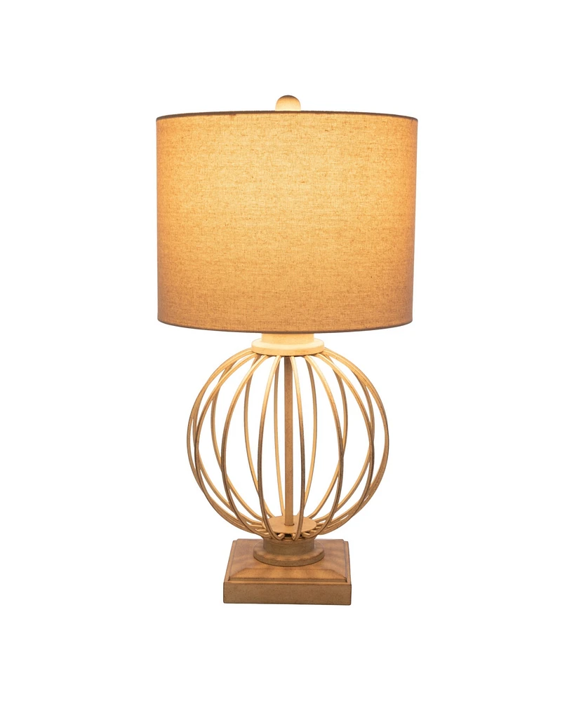 Lavish Home 28" Usb Charging Led Table Lamp Set