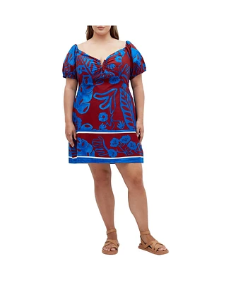 City Chic Plus Size Marcie Print Dress