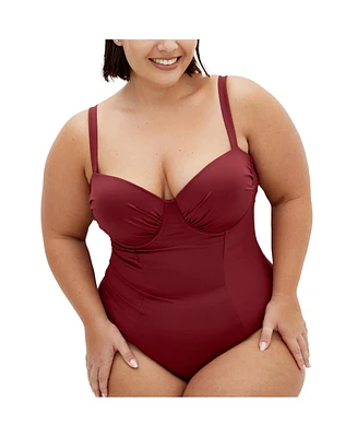 City Chic Plus Size Seville Underwire 1 Piece