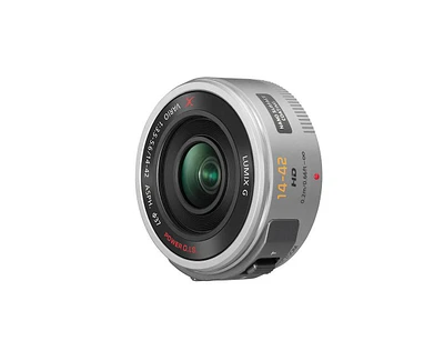 Panasonic Lumix G X Vario Pz 14-42mm f/3.5-5.6 Aspherical Lens for Micro Four Thirds, Silver