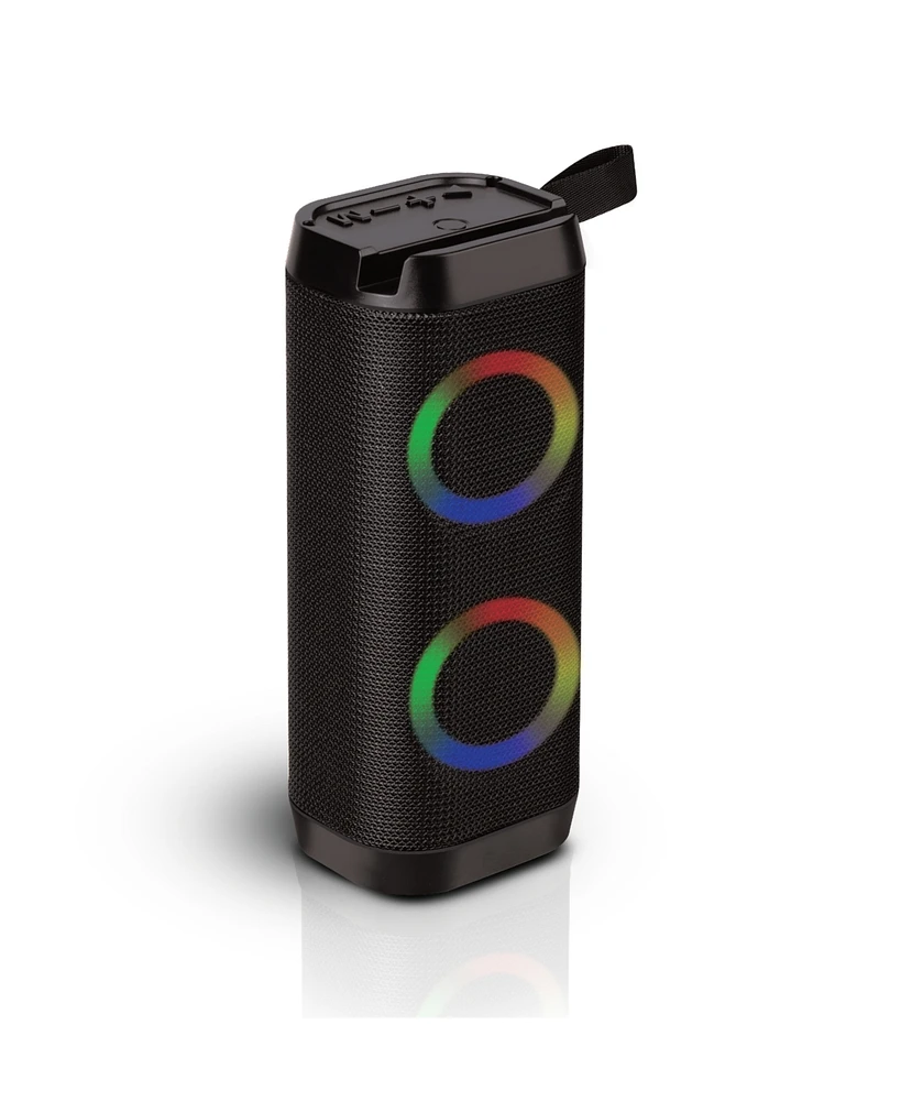 Toptech Kl-5 Bluetooth Party Speaker, Dual 3" Woofers, Disco Light