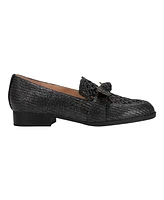Bandolino Women's Lilanaa Raffia Woven Knotted Loafers
