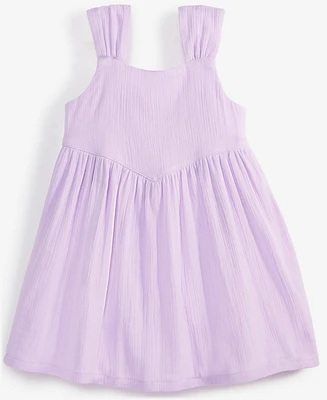 Epic Threads Girls Lilac Moon Solid Gauze Sleeveless Dress, Toddler, Exclusively at Macy's