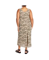 Plus Elia Print Maxi Dress