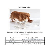 Hiddin Clear Overflow Feeder Tray