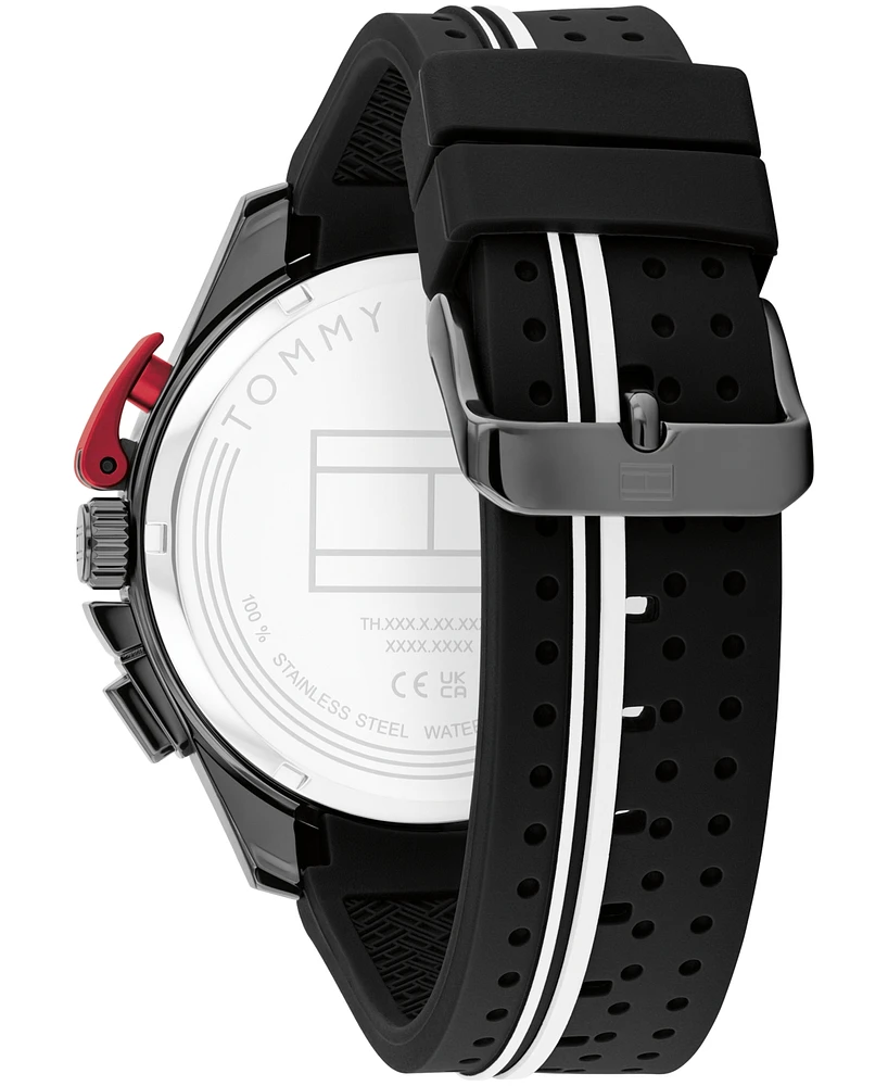 Tommy Hilfiger Men's Chronograph Silicone Strap Watch