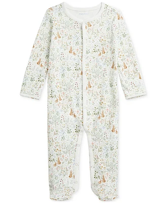 Polo Ralph Lauren x Riley Sheehey Baby Boys Cotton Interlock Footed Coverall