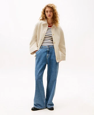 Tommy Hilfiger x Sofia Richie Grainge Women's Button-Down Patch-Pocket Jacket