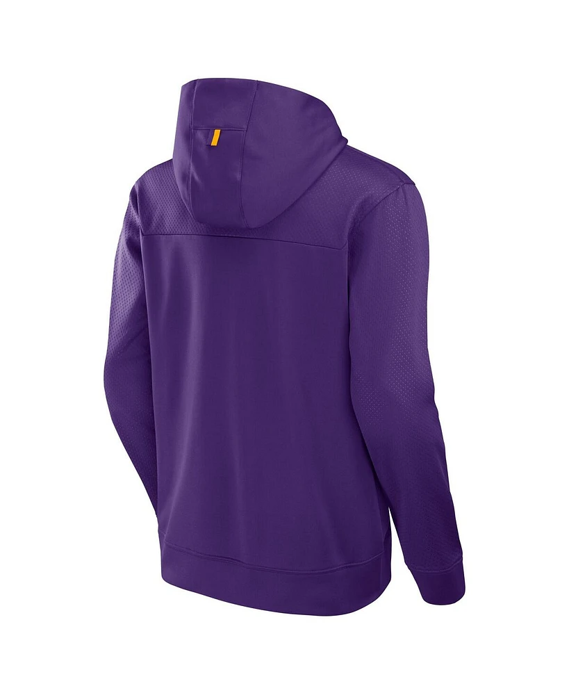 Fanatics Men's Purple Los Angeles Lakers Reserve Defender Pullover Hoodie