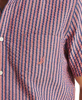 Nautica Men's Stripe Seersucker Shirt