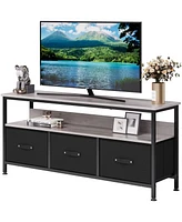 gaomon Dresser Tv Stand, Entertainment Center with Storage, 55 Inch Tv Stand for Bedroom