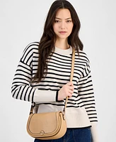Giani Bernini Pebble Small Saddle Crossbody, Exclusively at Macy's
