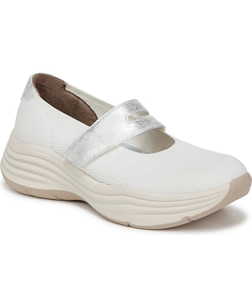 LifeStride Women's Intuition-Knit Washable Mary Jane Sneakers