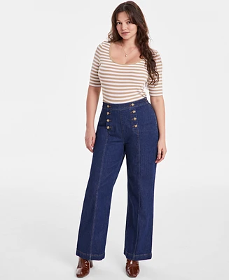 On 34th Women's Midnight Sailor Jeans, Regular & Short, Exclusively at Macy's