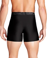 Under Armour Men's 3-Pack Performance Tech Solid 6" Boxer Briefs