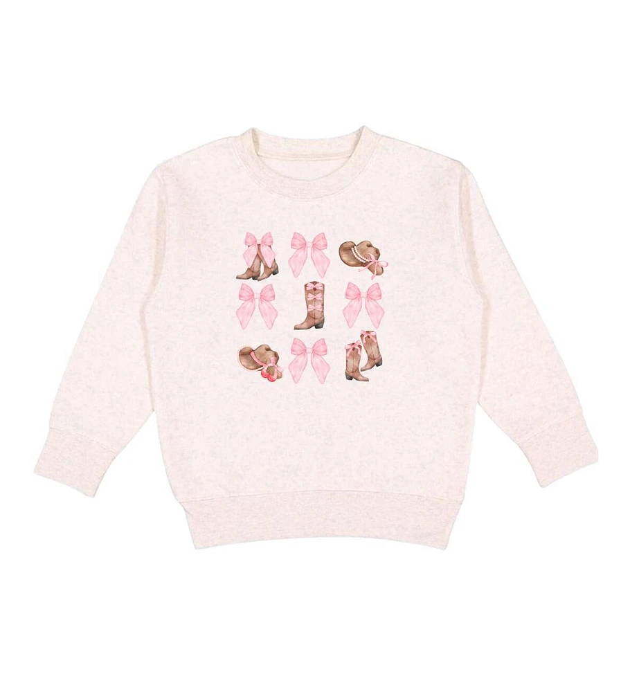 Sweet Wink Big Girls Coquette Cowgirl Sweatshirt