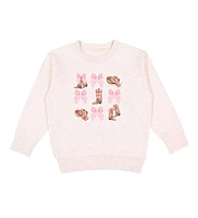 Sweet Wink Big Girls Coquette Cowgirl Sweatshirt
