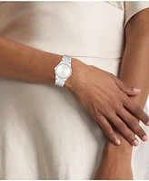 Calvin Klein Women's Ck Linear Elegance Silver Tone Stainless Steel Bracelet Watch