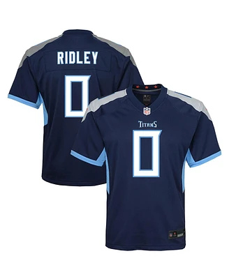 Nike Big Boys and Girls Calvin Ridley Navy Tennessee Titans Team Game Jersey