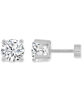 Cubic Zirconia Stud Earrings (1-1/2 ct. t.w.) in 14k Gold-Plated Sterling Silver