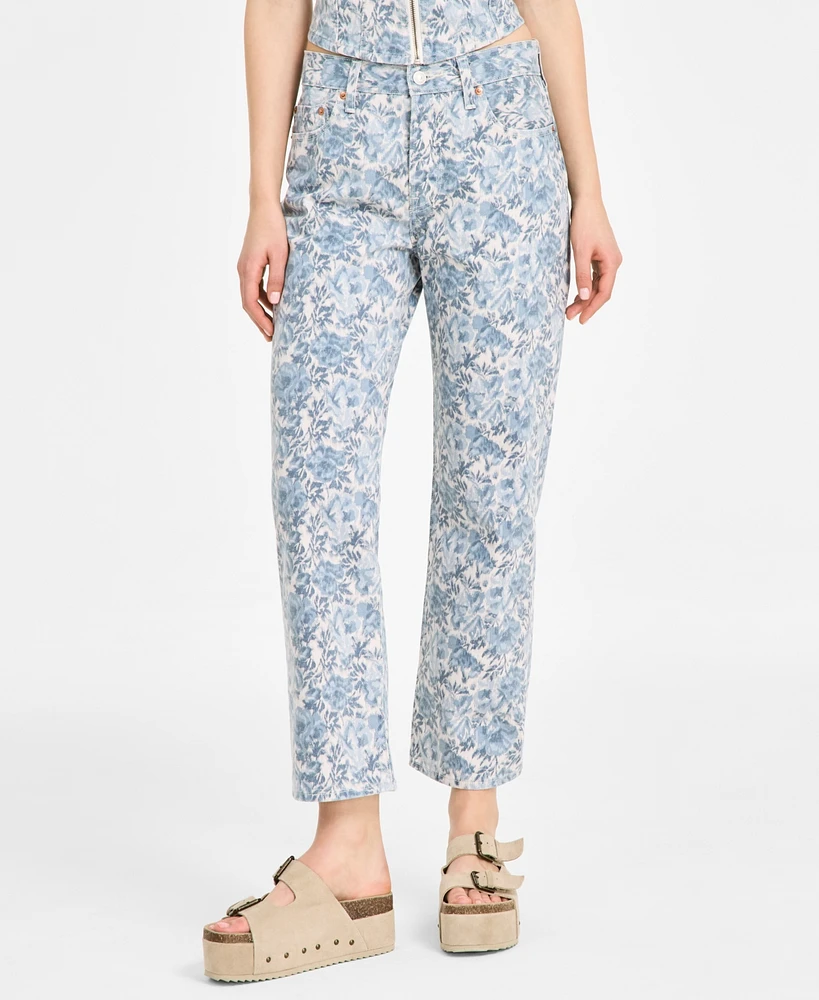 Levi's Premium Women's 501 '90s Printed Ankle Jeans