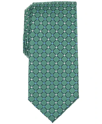 Club Room Men's Classic Grid Tie, Created for Macy's