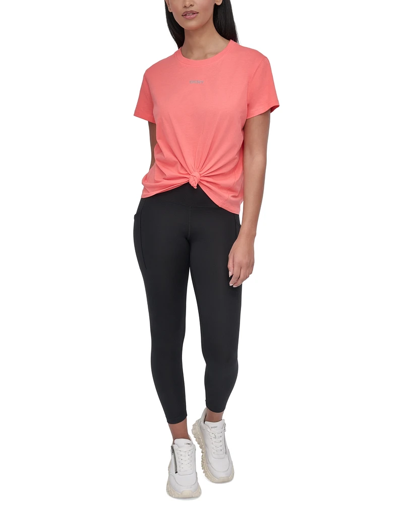 Dkny Women's Studded-Logo T-Shirt
