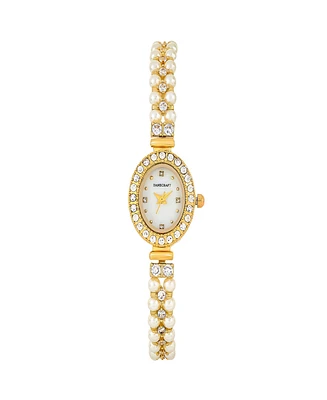 Danecraft Women's 18K Fine Gold-Plated Analog Watch