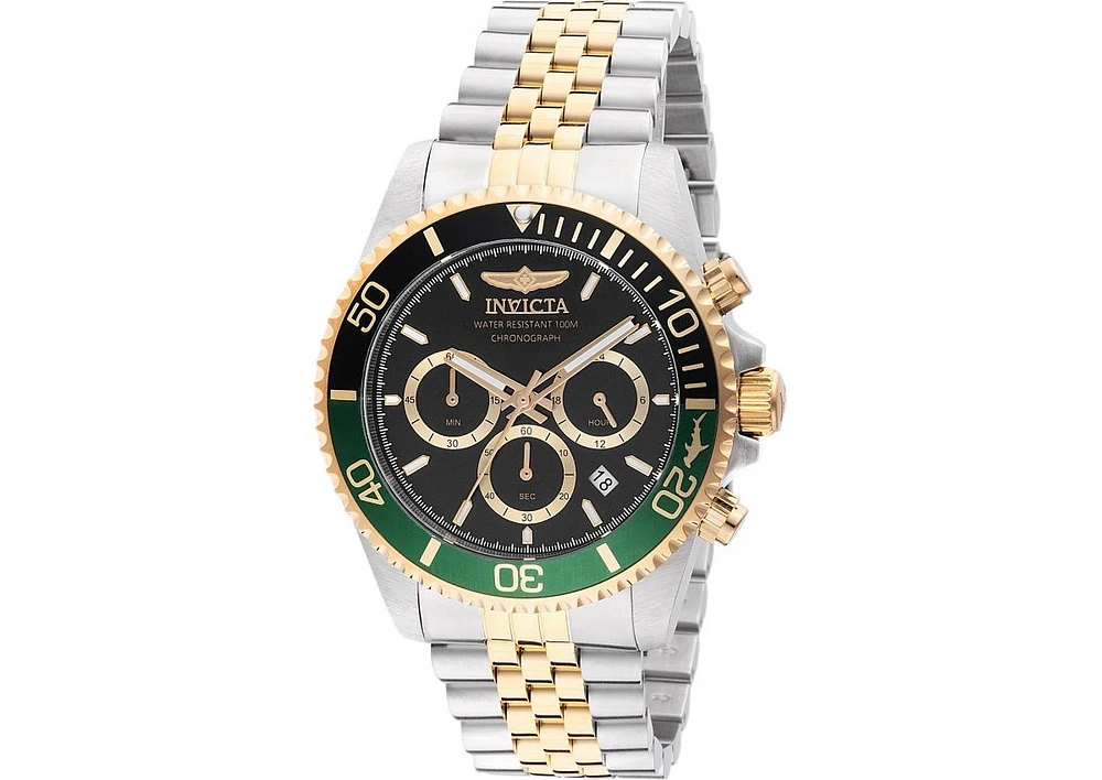 Invicta Men's 48116 Pro Diver Quartz Chronograph Black Dial Watch