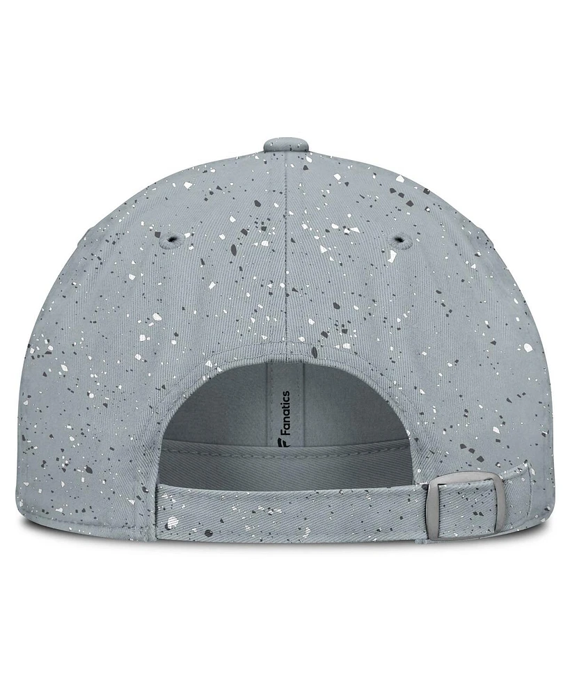 Fanatics Women's Gray Pittsburgh Penguins Heritage Snow Day Speckle Adjustable Hat