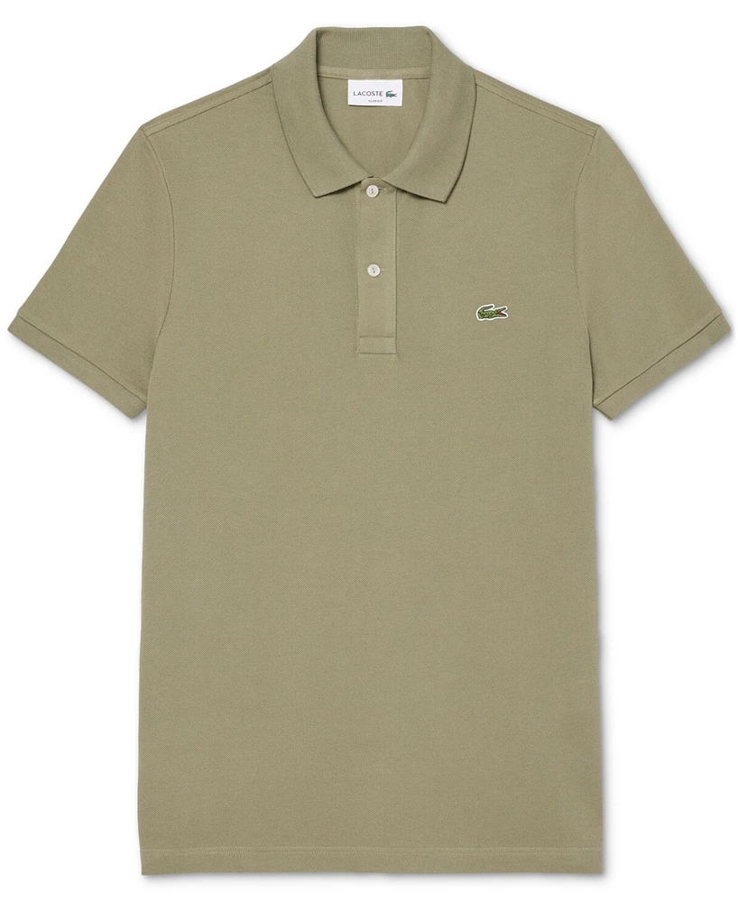 Men's Lacoste Slim Fit Short Sleeve Ribbed Polo Shirt