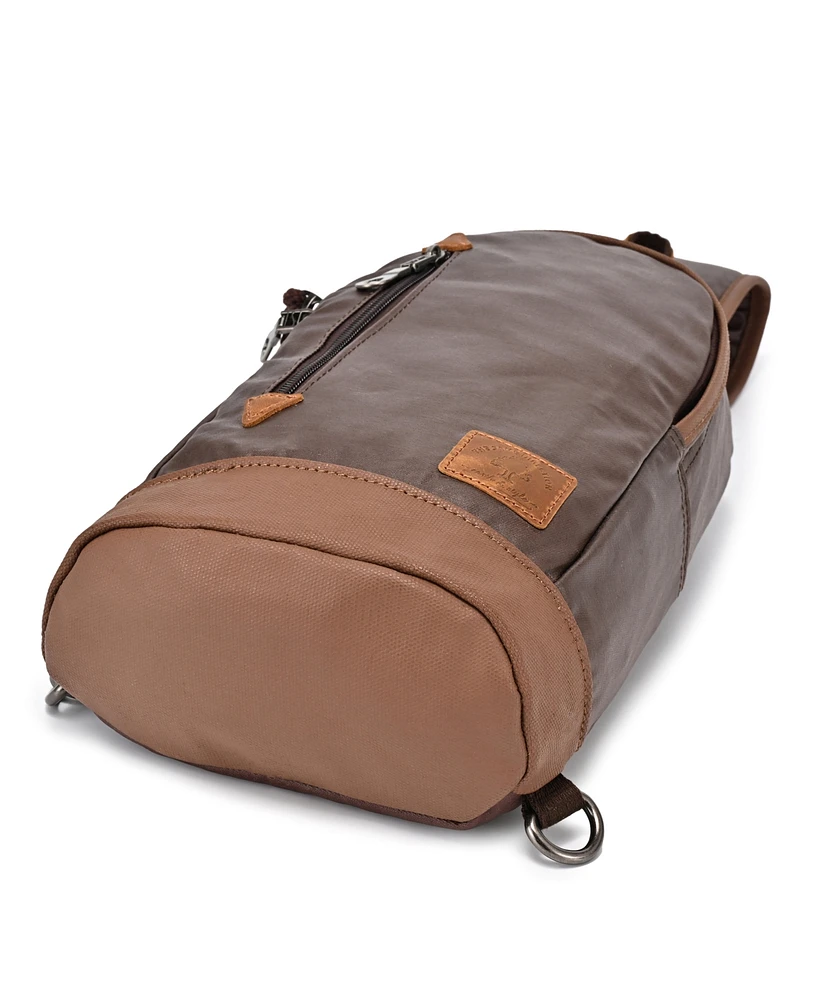 Tsd Brand Urban Light Coated Canvas Sling Bag