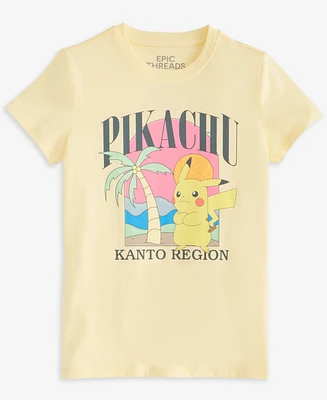 Epic Threads Little & Big Girls Beach Pokeman T-Shirt, Exclusively at Macy's