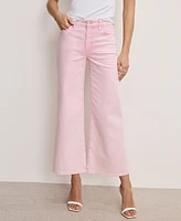 Good American Women's Waist Palazzo Cropped Jeans