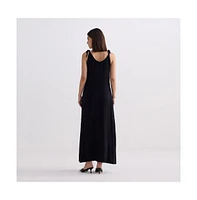Reistor Women's Tie-Detail Maxi Dress