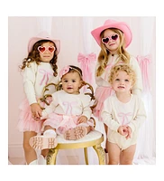 Sweet Wink Big Girls Coquette Bow Patch Sweatshirt