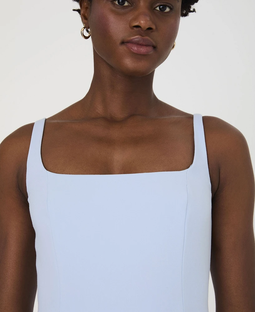 French Connection Women's Whisper Bow-Trim Strappy Mini Dress