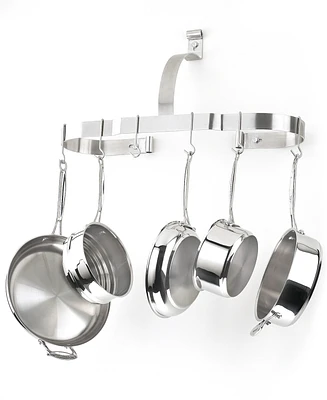 Cuisinart Chef's Classic Stainless Steel Oval Wall Pot Rack