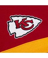 Mitchell & Ness Men's Red Kansas City Chiefs Vintage Logo Head Coach Fleece Pullover Hoodie