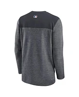 Nike Men's Navy Detroit Tigers Authentic Collection Game Time Performance Half-Zip Top