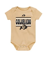 Outerstuff Newborn Black Colorado Buffaloes Sunday Comics 3-Pack Bodysuit Set