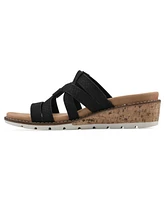 Cliffs by White Mountain Women's Tinisha Wedge Slip-On Sandals