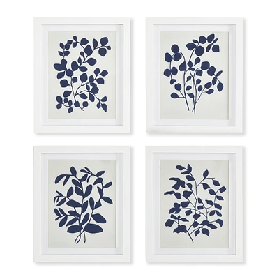 Leafy Vine Prints Set of 4