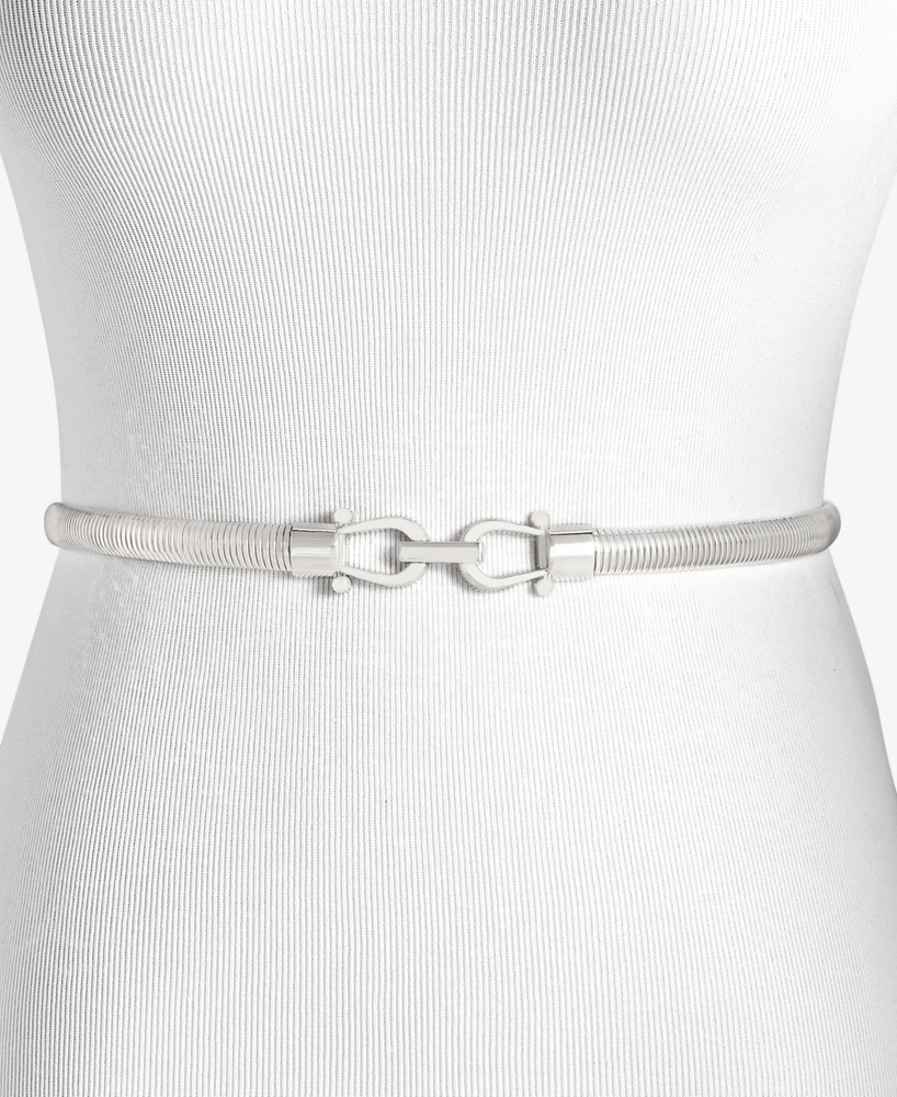 Giani Bernini Horsebit Cobra Stretch Metal Belt