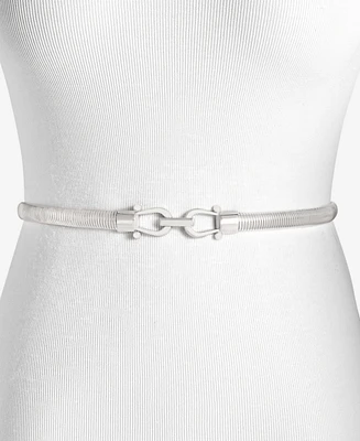 Giani Bernini Horsebit Cobra Stretch Metal Belt